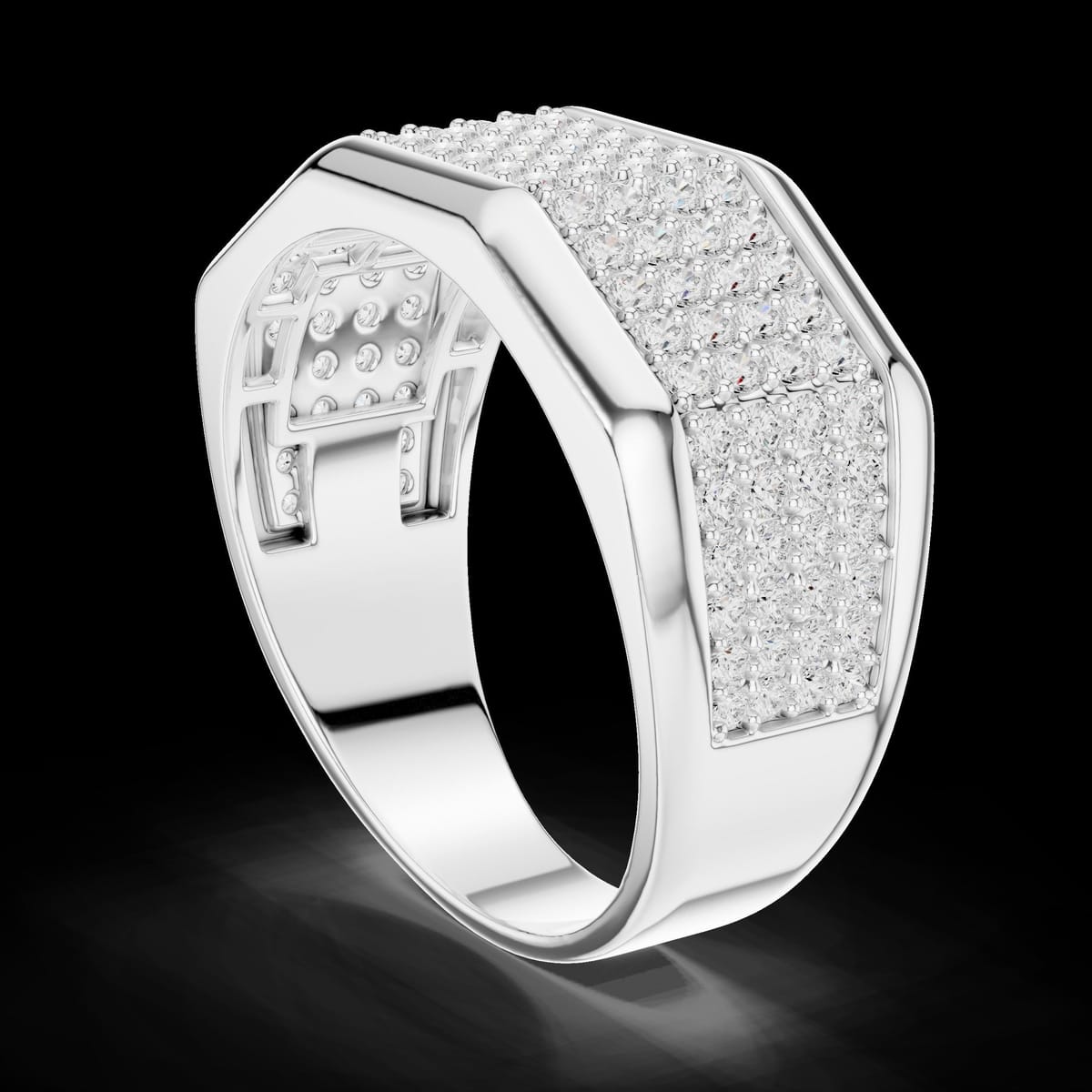 Men's diamond ring