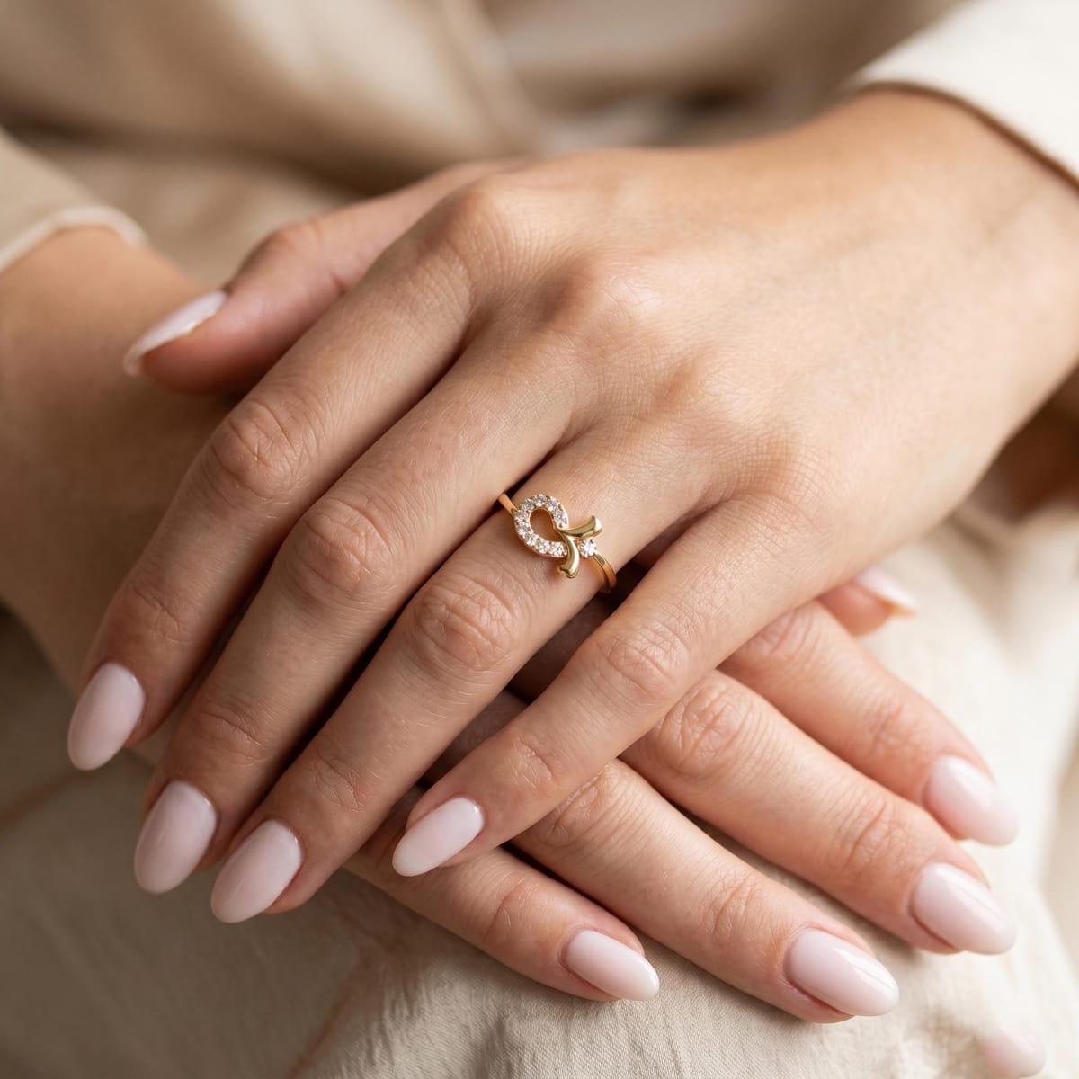 Minimalist infinity bypass ring